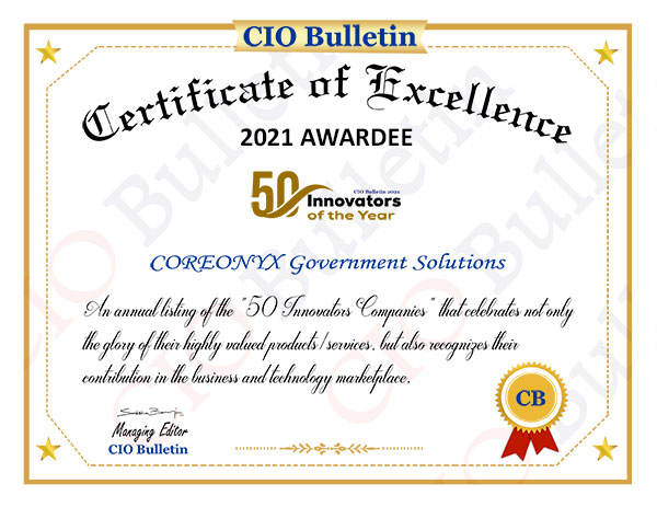 50 innovators certificate